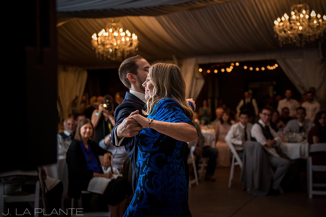 unique mother son dance song ideas | colorado wedding photographers | J. La Plante Photo
