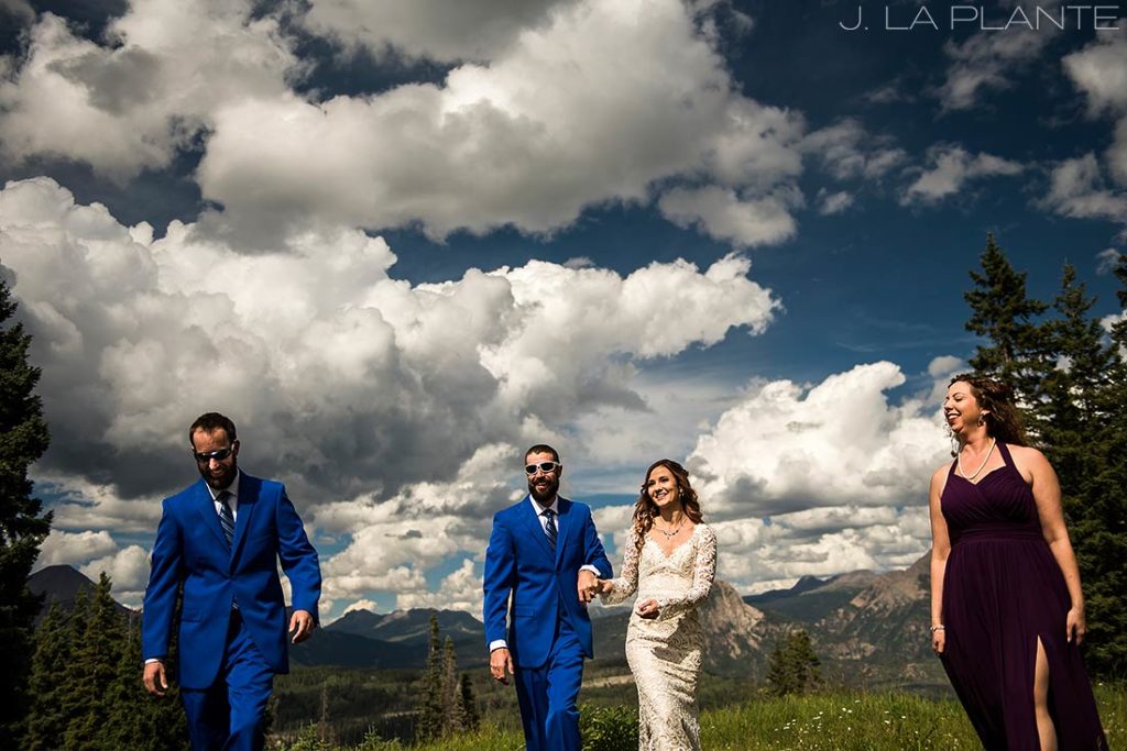 Purgatory Resort wedding | Wedding party | Colorado wedding photographer | J La Plante Photo