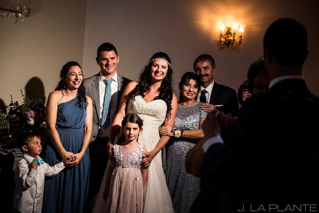 Willow Ridge Manor Wedding | Bride watching mother son dance | Denver wedding photographer | J La Plante Photo