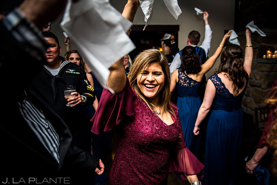 Guest dancing | Estes Park Wedding | Estes Park Wedding Photographer | J La Plante Photo