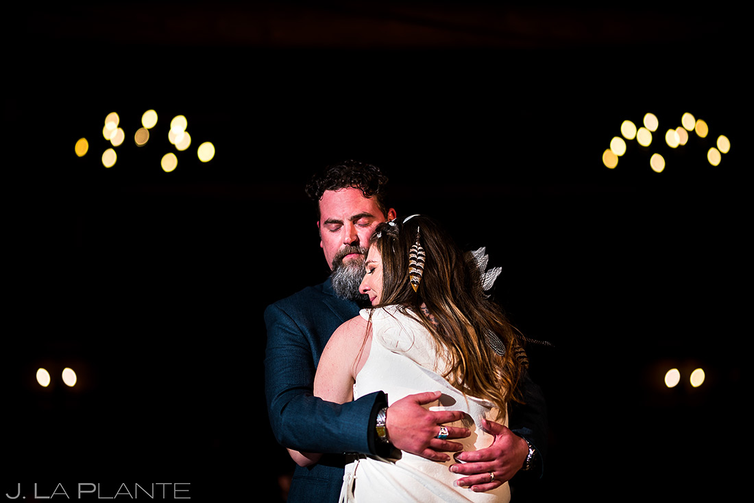 First dance | Evergreen Lake House Wedding | Evergreen Wedding Photographer | J. La Plante Photo