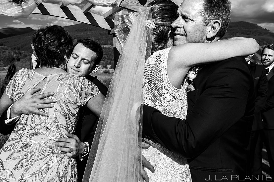 Rustic Mountain Wedding Ceremony | Camp Hale Wedding | Vail Wedding Photographer | J. La Plante Photo