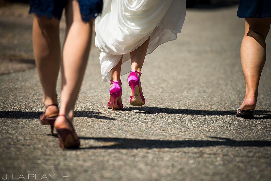 Boulder Wedding Shoes Details | Chautauqua Park Wedding | Boulder Wedding Photographer | J. La Plante Photo