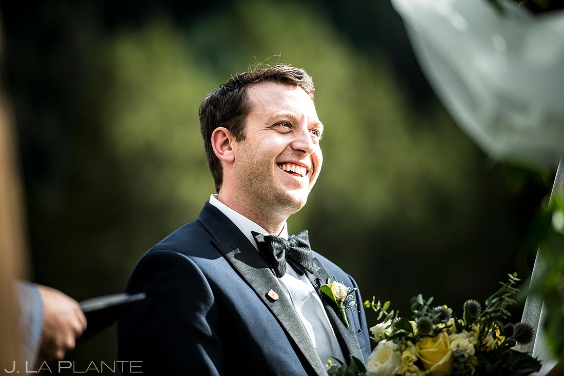 Rustic Mountain Wedding Ceremony | Vail Wedding Photographer | J. La Plante Photo