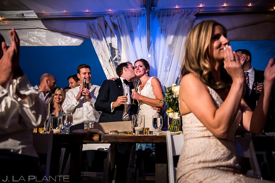 Father of the Bride Speech | Camp Hale Wedding | Vail Wedding Photographer | J. La Plante Photo