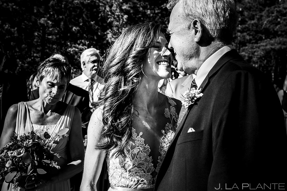 Outdoor Mountain Wedding Ceremony | Estes Park Wedding Photographer | J. La Plante Photo