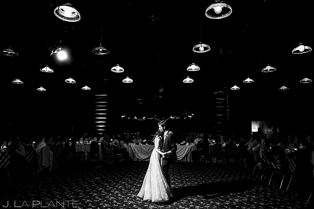 Bride and Groom First Dance | Dao House Wedding | Estes Park Wedding Photographer | J. La Plante Photo
