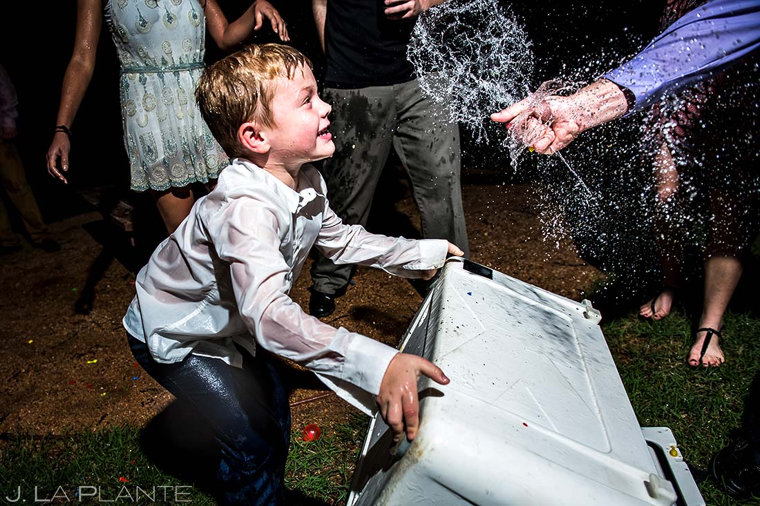 Wedding Water Balloon Fight | Dallas Wedding | Destination Wedding Photographer | J. La Plante Photo