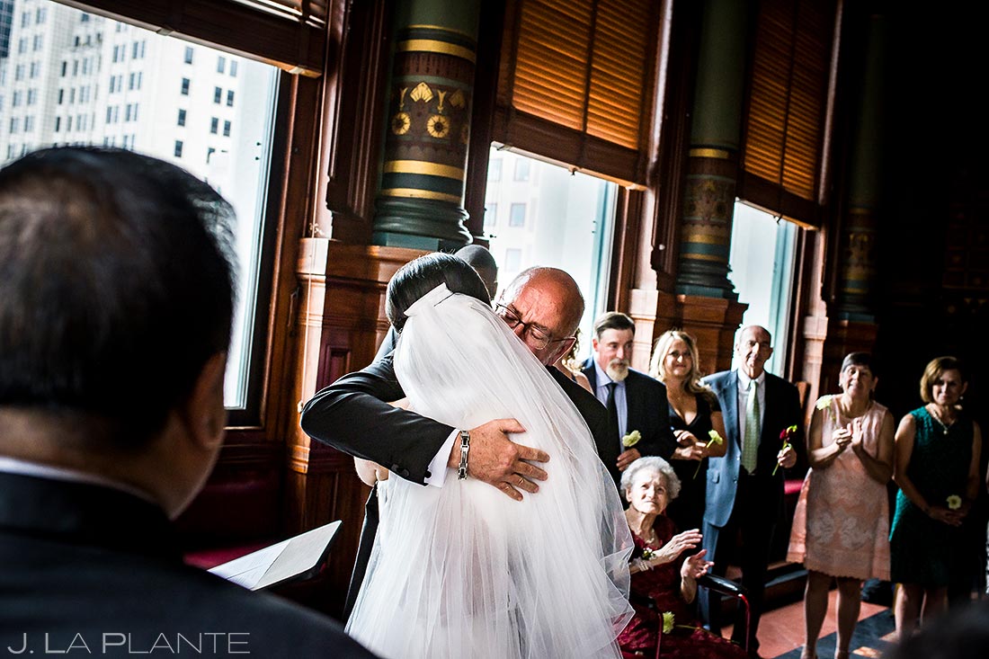 Bride and Groom Wedding Ceremony | Rhode Island Wedding | Destination Wedding Photographer | J. La Plante Photo