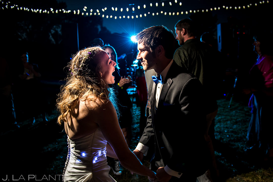 Wedding Reception Dance Party | Buena Vista Wedding | Rustic Mountain Wedding | Colorado Wedding Photographer | J. La Plante Photo