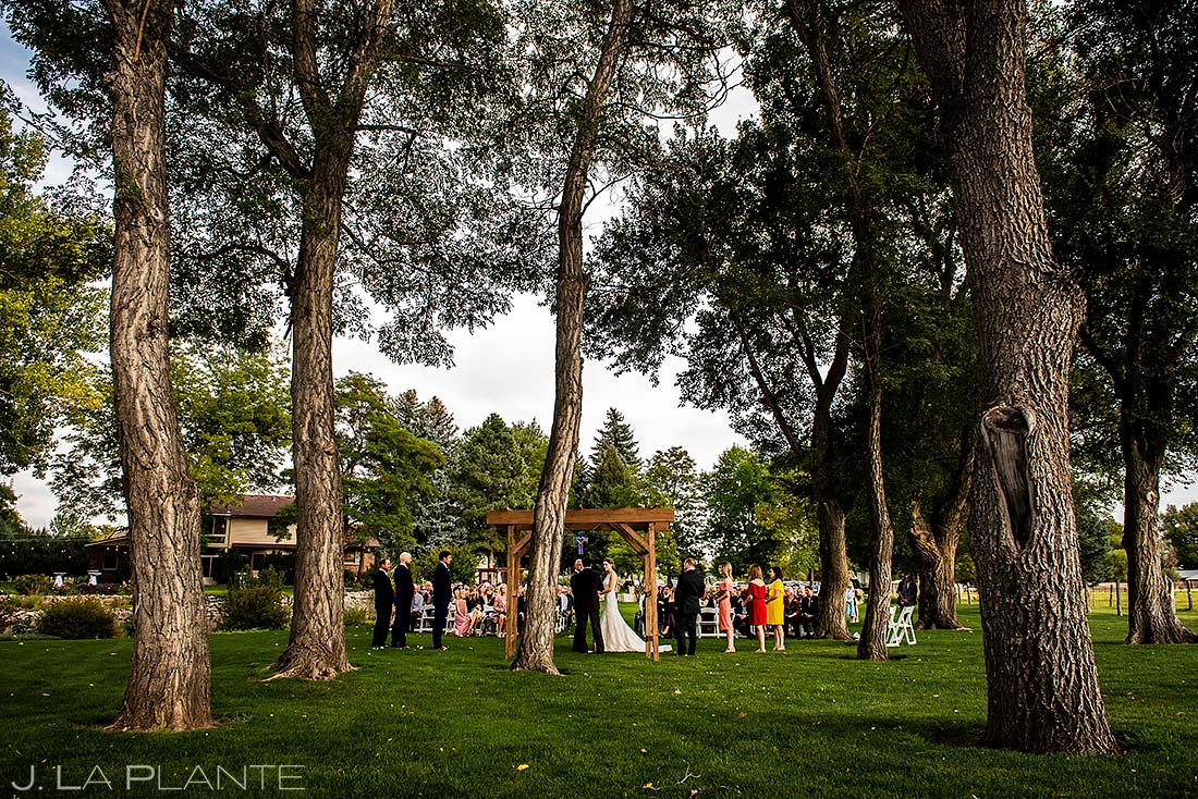 Rustic Outdoor Wedding Ceremony | Shupe Homestead Wedding | Boulder Wedding Photographer | J. La Plante Photo