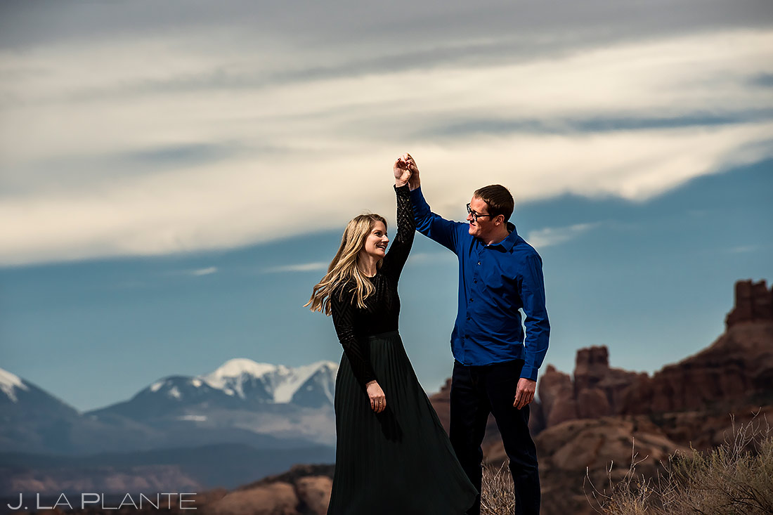 Arches National Park Engagement | Moab Engagement | Destination Wedding Photographer | J. La Plante Photo