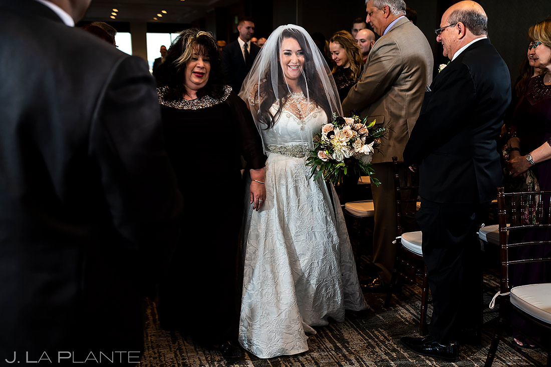 Urban Wedding Ceremony | Downtown Denver Wedding | Denver Wedding Photographer | J. La Plante Photo