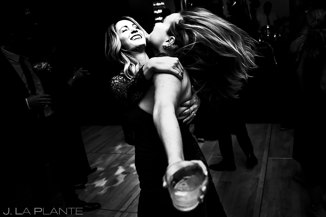 Wedding Reception Dance Party | Urban Wedding in Colorado | Colorado Wedding Photographer | J. La Plante Photo