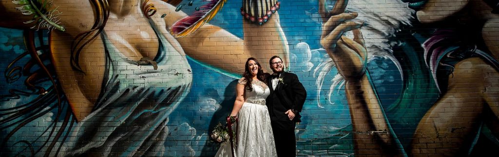 Bride and Groom Portrait | Downtown Denver Wedding | Denver Wedding Photographer | J. La Plante Photo
