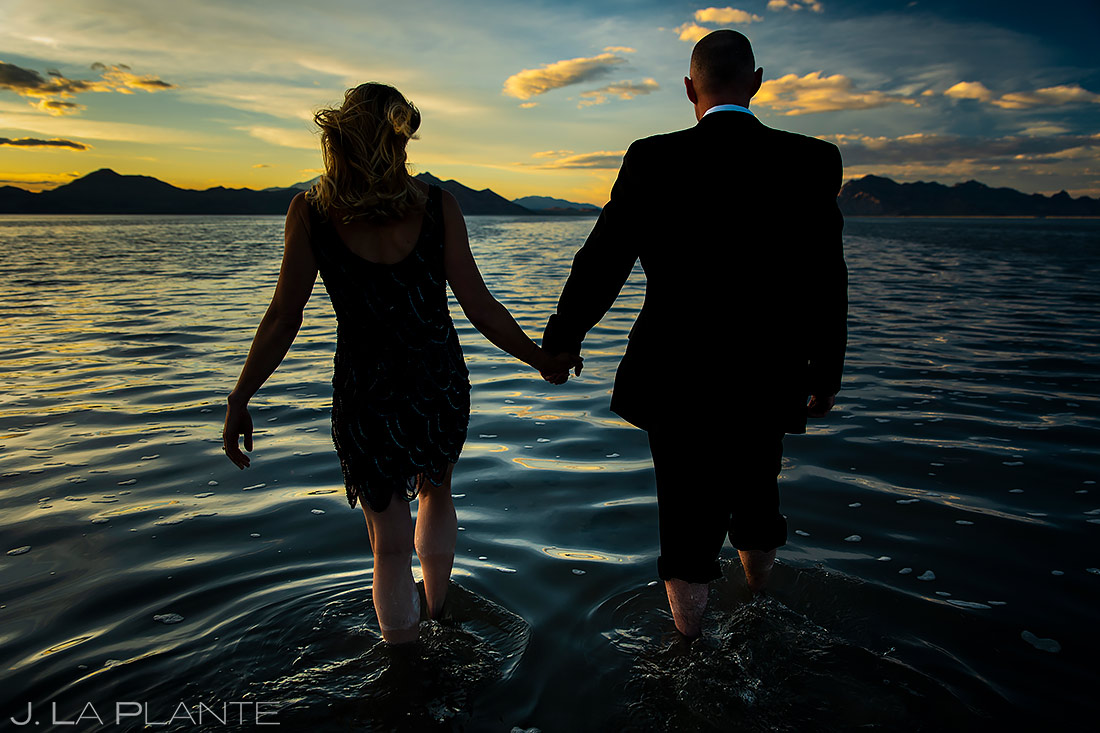 Sunset Engagement Photo | Utah Engagement | Destination Wedding Photographer | J. La Plante Photo