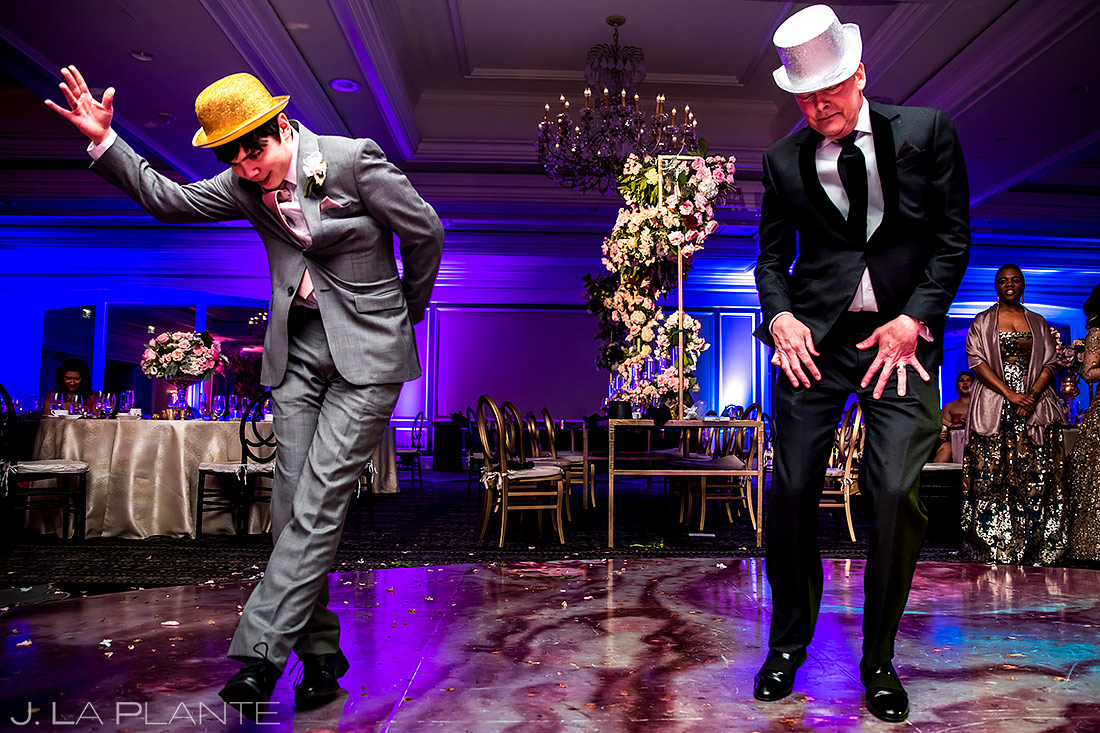 Groom Impersonating Michael Jackson | St. Regis Aspen Wedding | Aspen Wedding Photographer | J. La Plante Photo