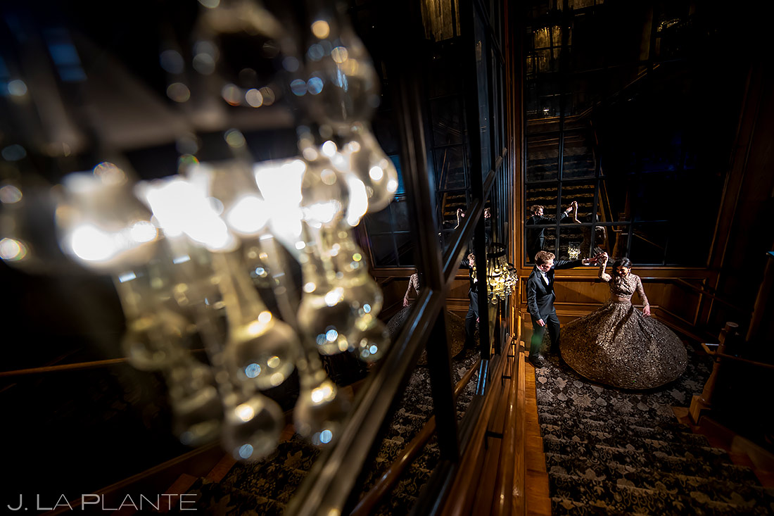 Bride and Groom Dancing | St. Regis Aspen Wedding | Aspen Wedding Photographer | J. La Plante Photo