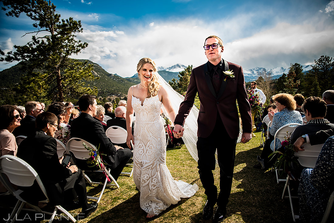 Mountain Wedding Ceremony | Stanley Hotel Wedding | Estes Park Wedding Photographer | J. La Plante Photo