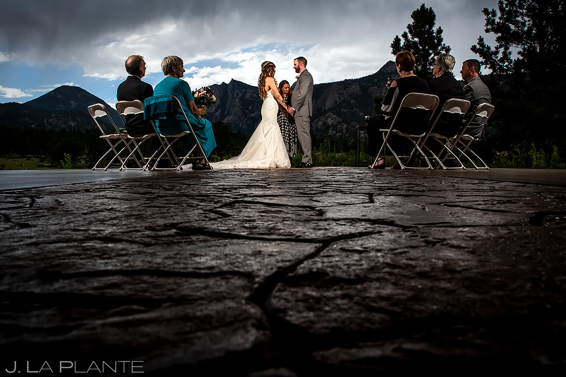 Mountain Wedding Ceremony | Black Canyon Inn Wedding | Estes Park Wedding Photographer | J. La Plante Photo