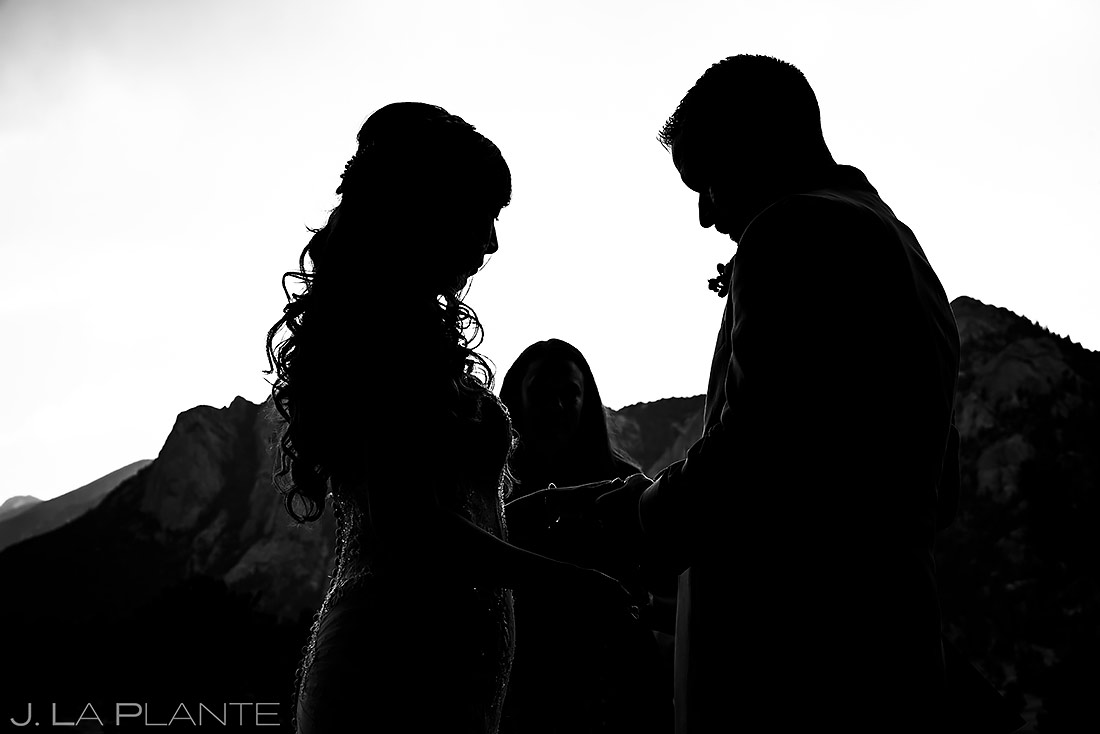 Mountain Wedding Ceremony | Black Canyon Inn Elopement | Estes Park Wedding Photographer | J. La Plante Photo