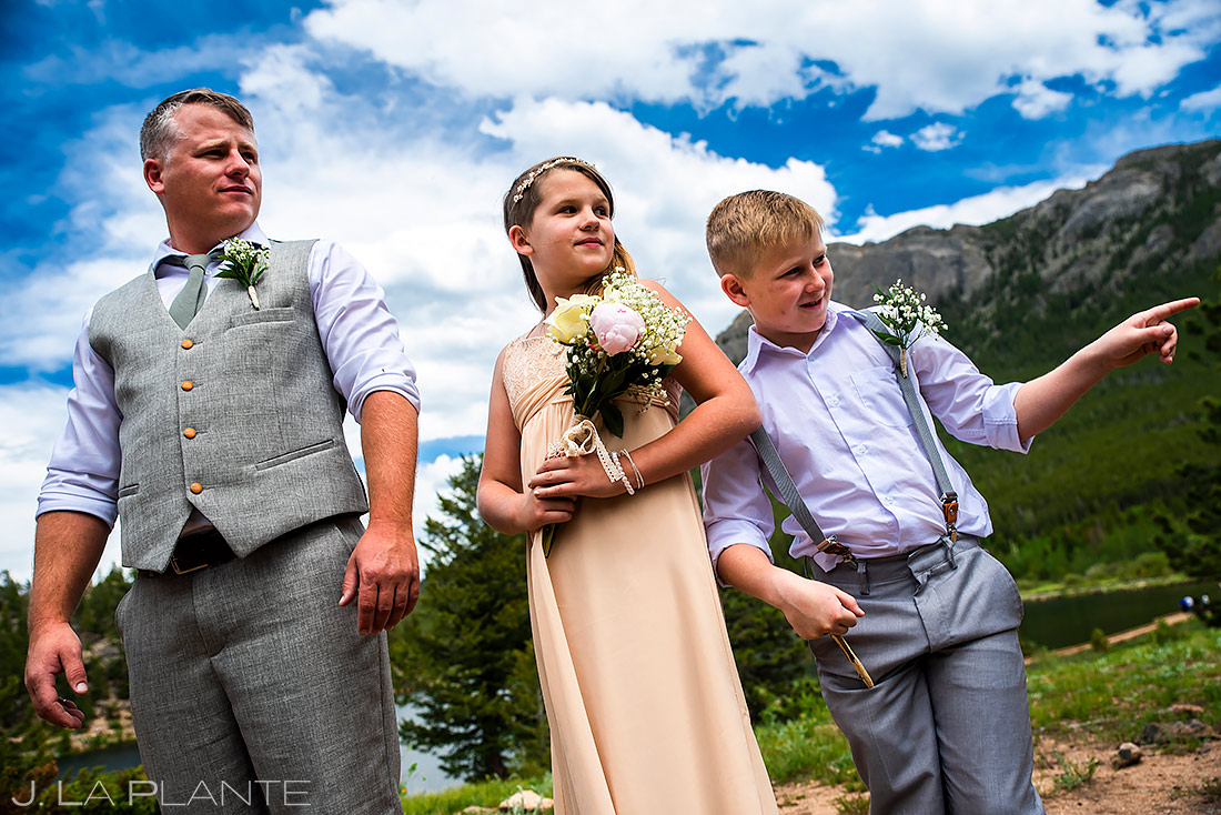 Mountain Wedding Ceremony | Rocky Mountain National Park Wedding | Estes Park Wedding Photographer | J. La Plante Photo