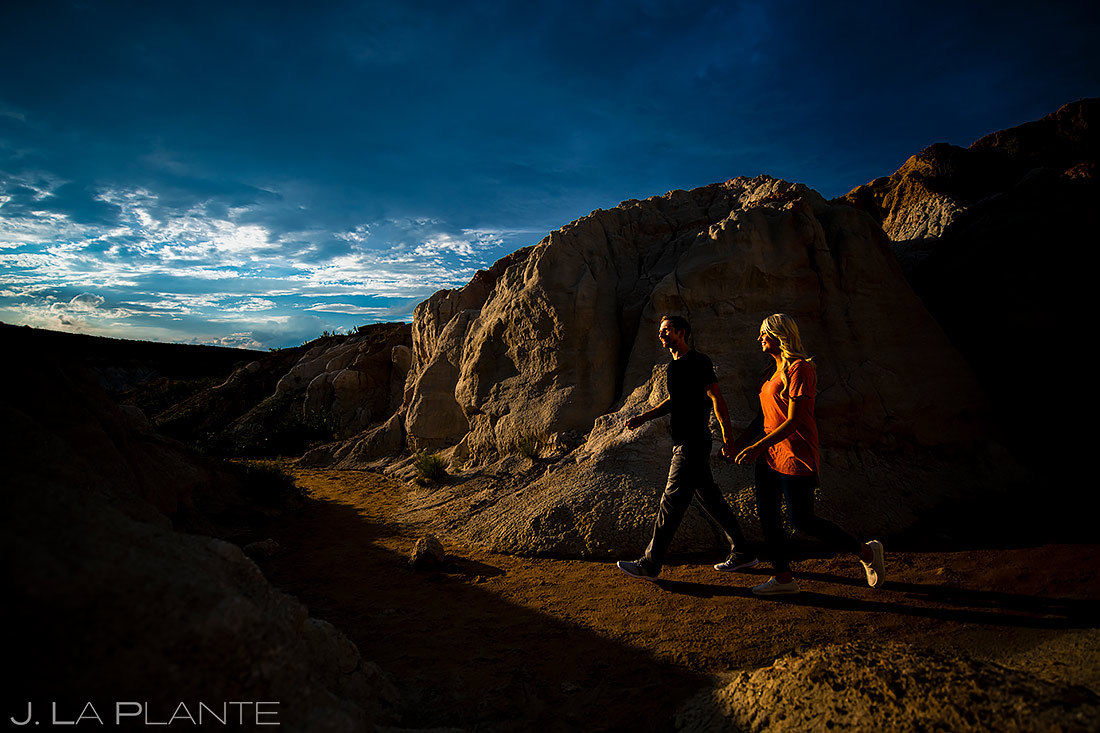 Hiking Engagement Session | Paint Mines Engagement Session | Colorado Springs Wedding Photographers | J. La Plante Photo