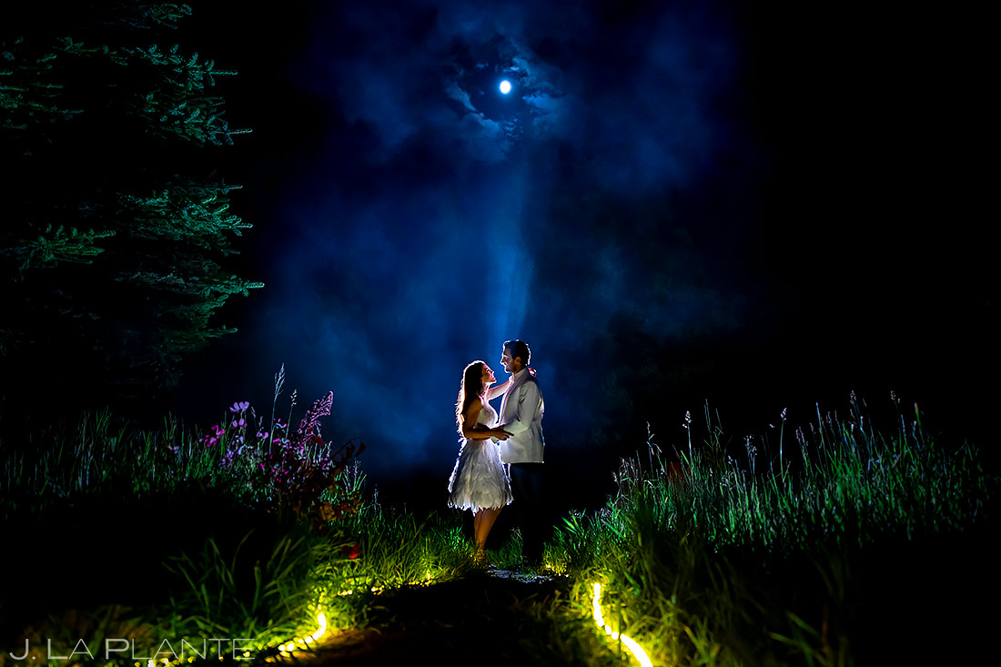 Unique Bride and Groom Portrait | Pine Creek Cookhouse Wedding | Aspen Wedding Photographer | J. La Plante Photo
