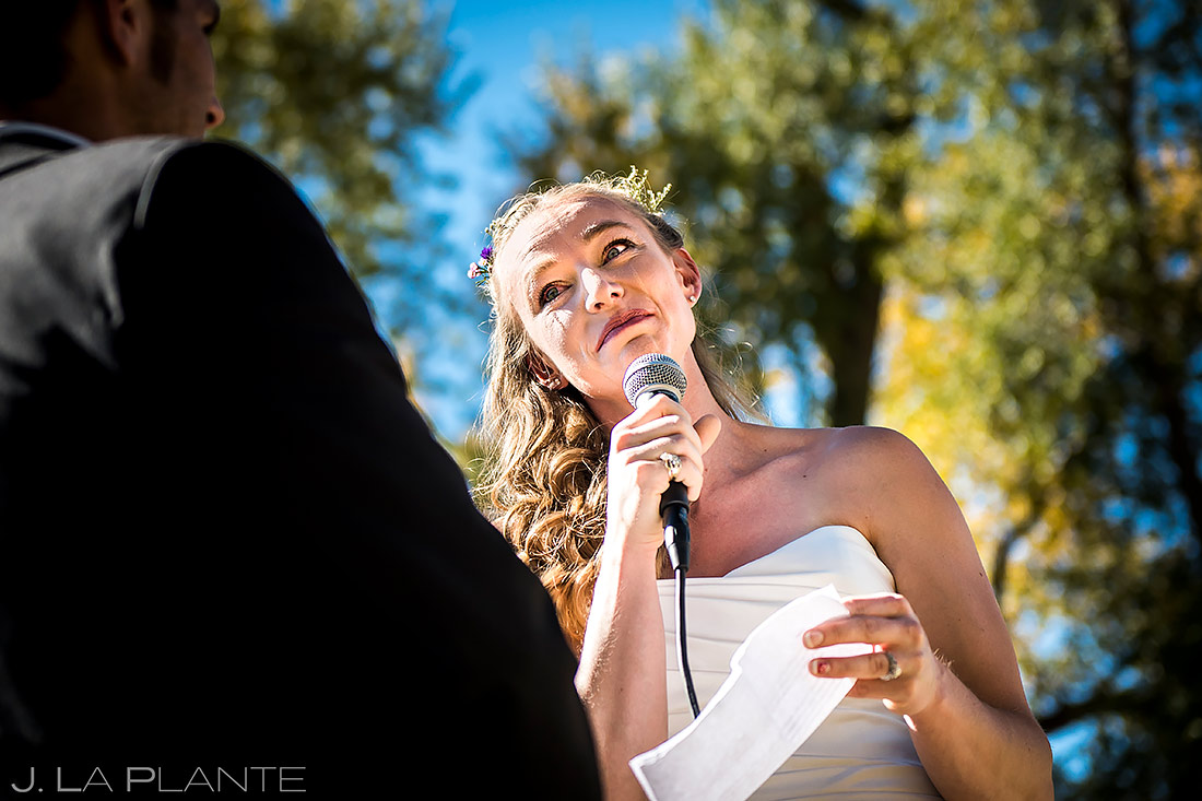 How to Write Great Wedding Vows | Buena Vista Wedding | Colorado Wedding Photographers | J. La Plante Photo