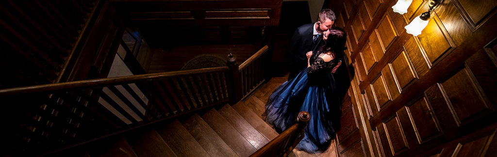 Unique Bride and Groom Portrait | Tapestry House Wedding | Fort Collins Wedding Photographer | J. La Plante Photo