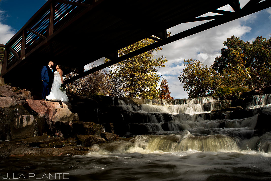 Bride and Groom Portrait | Sanctuary Golf Course Wedding | Denver Wedding Photographer | J. La Plante Photo