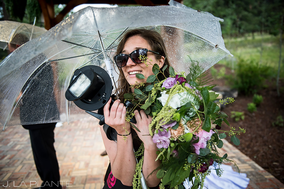 Wedding Photographers at Work | Della Terra Wedding | Estes Park Wedding Photographer | J. La Plante Photo