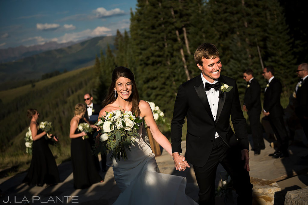 Mountain Wedding Ceremony | Beaver Creek Wedding Deck Wedding | Beaver Creek Wedding Photographer | J. La Plante Photo