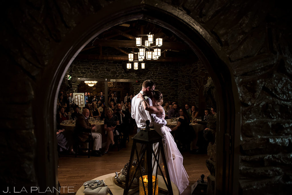 Bride and Groom First Dance | Chief Hosa Lodge Wedding | Denver Wedding Photographer | J. La Plante Photo