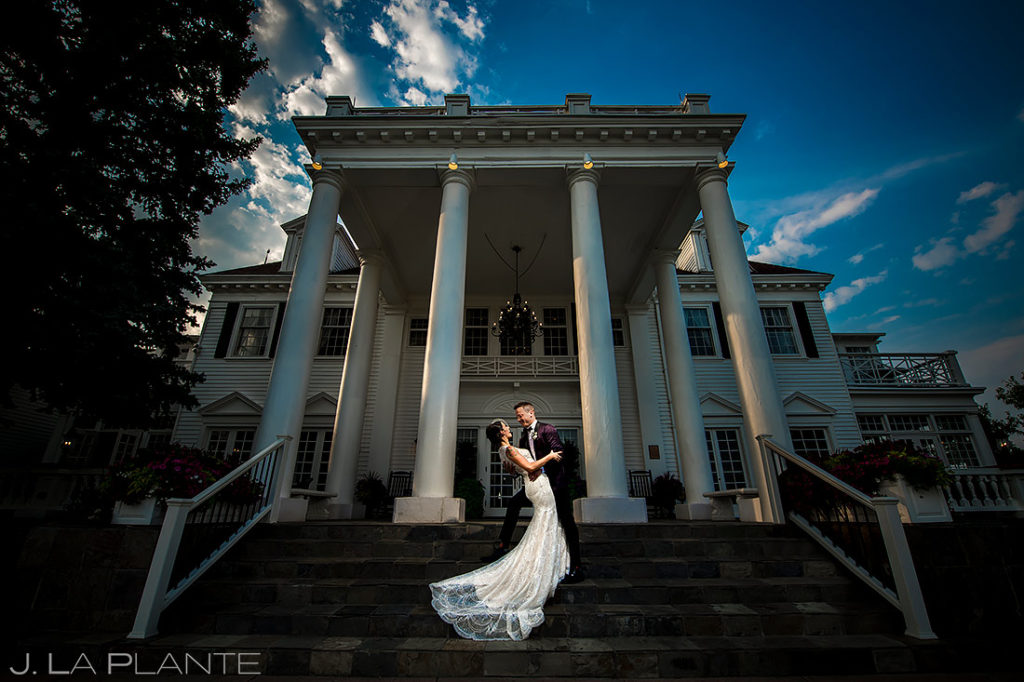 Unique Bride and Groom Portrait | Manor House Wedding | Denver Wedding Photographer | J. La Plante Photo