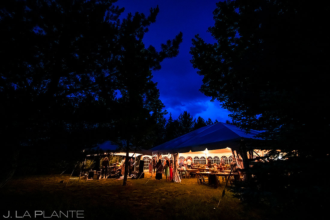 blue hour wedding tent rental
