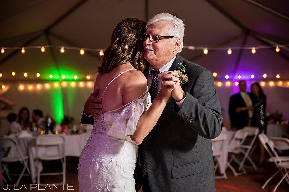 father daughter dance at Redstone Inn wedding
