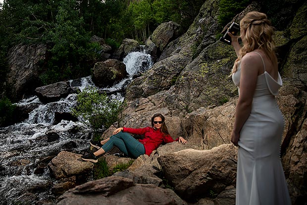 nontraditional wedding photography for Estes Park Colorado weddings