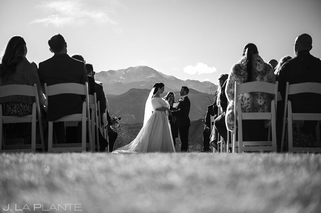 outdoor wedding ceremony in Colorado Springs