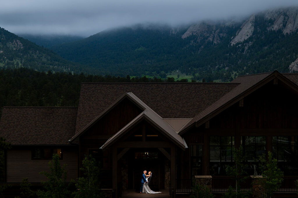 bride and groom portrait at The Boulders Black Canyon Inn wedding