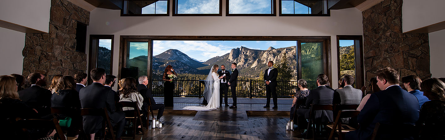 unique rustic mountain wedding venue in Estes Park, Colorado