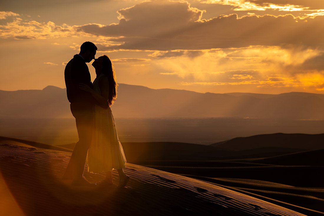 best wedding photos of 2023 Great Sand Dunes engagement
