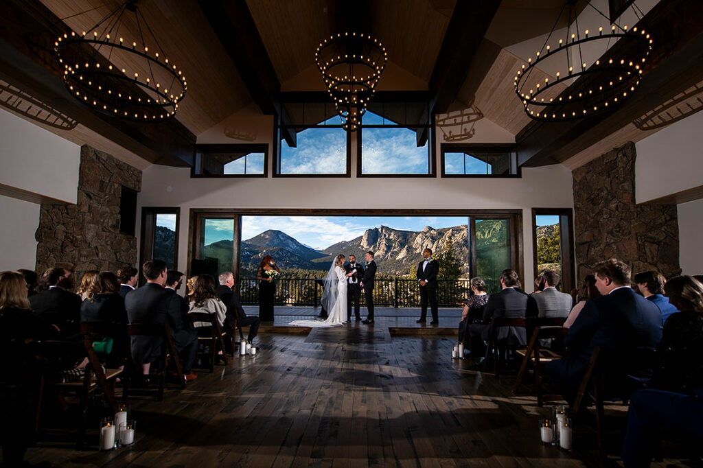best wedding photos of 2023 Black Canyon Inn wedding ceremony