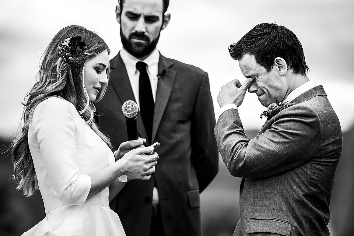 remember your wedding day groom crying during vows